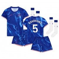 Echipament fotbal Chelsea Benoit Badiashile #5 Tricou Acasa 2024-25 pentru copii maneca scurta (+ Pantaloni scurti)